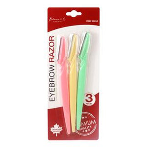 Kim & C 3Pcs Eyebrows Razor #91654 - Gilgal Beauty