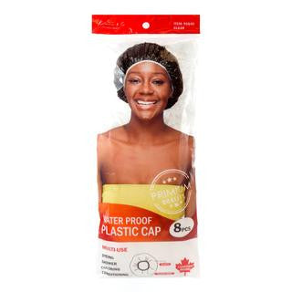 Kim & C Waterproof Plastic Caps - 8Pcs Clear - Gilgal Beauty