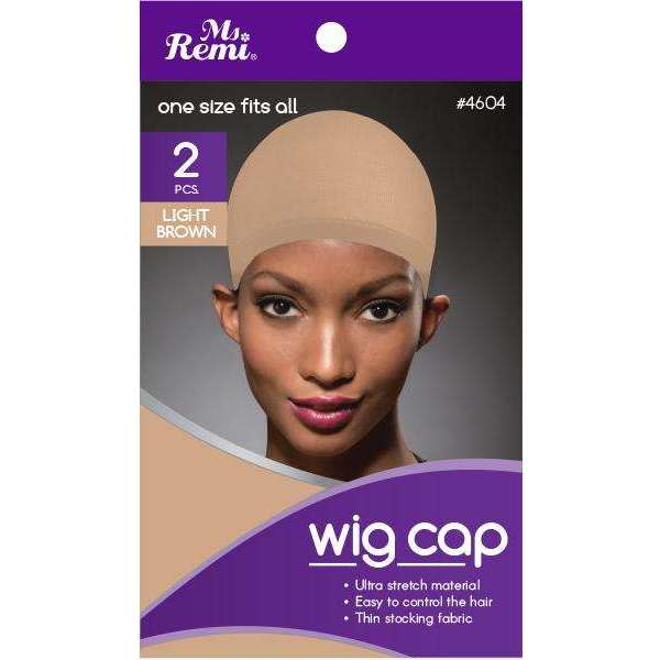 Annie Ms. Remi Wig Cap #4604 Light Brown - 2Pcs