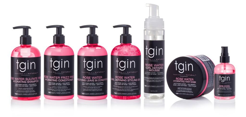 TGIN Rose Water Frizz Free Hydrating Conditioner (13oz)