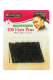 Magic Gold 1 3/4" Black Hair Pins - 100 Pieces - #1105 - Gilgal Beauty