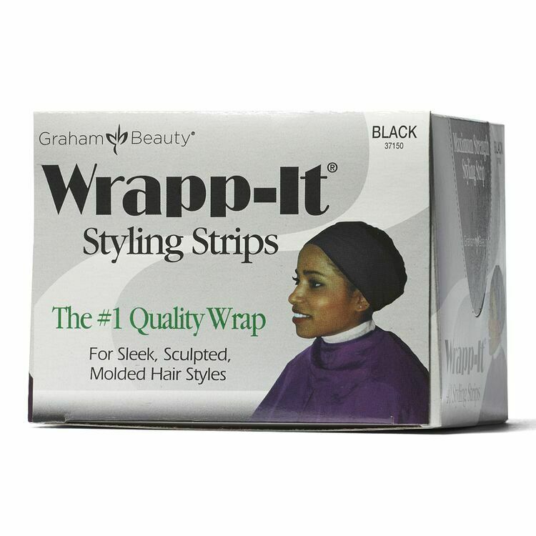 Graham Beauty Wrapp-It Styling Strips - Black #37150