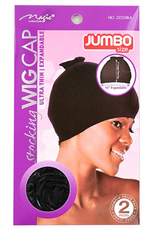Magic Collection Stocking Wig Cap - #2225 Black - Jumbo Size - Gilgal Beauty
