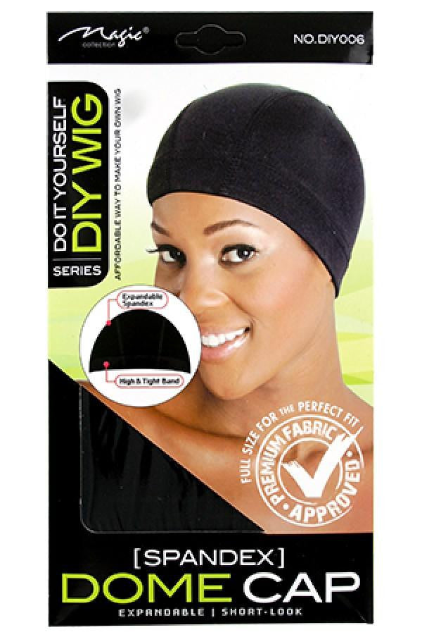 Magic Collection Spandex Dome Wig Cap #DIY006 Black - Gilgal Beauty