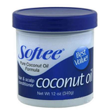 Softee Coconut Oil Hair & Scalp Conditioner (12oz) - Gilgal Beauty