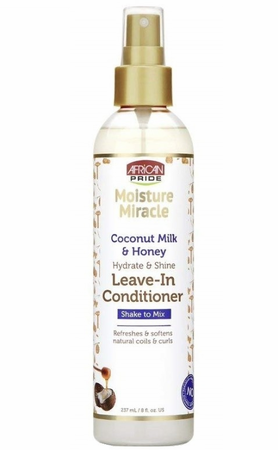 African Pride Moisture Miracle Coconut Milk & Honey Leave-in Conditioner (8oz)