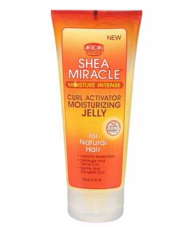 African Pride Shea Miracle Curl Activator Moisturizing Jelly (6oz)